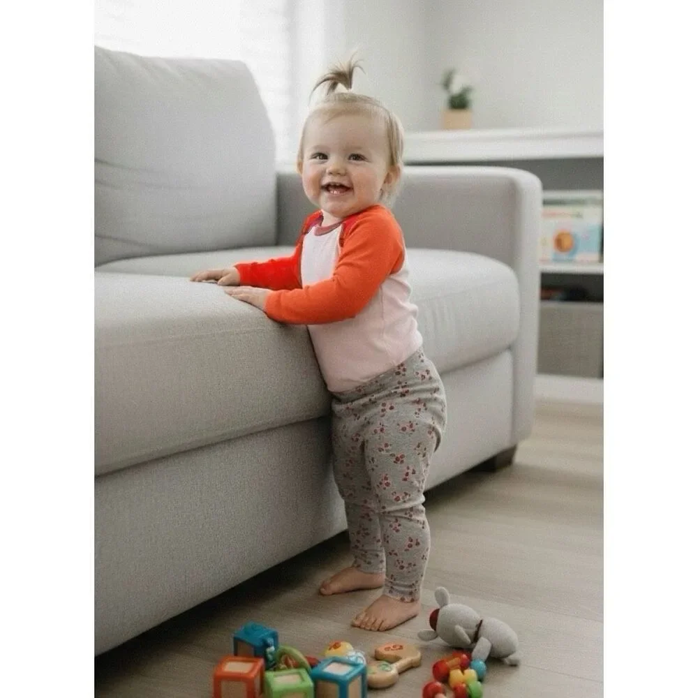 GAP BabyGap Infant Girls 6-12 Months Hooded Sweater, Top and Bottoms Bundle
